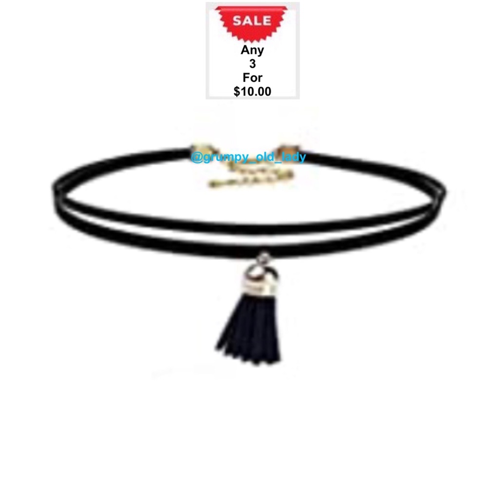 Brand New Fringe Choker Necklace